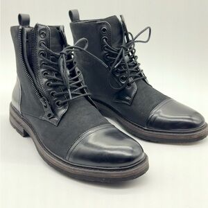 Kenneth Cole Reaction Black Men’s Rex Combat Boot Size 8